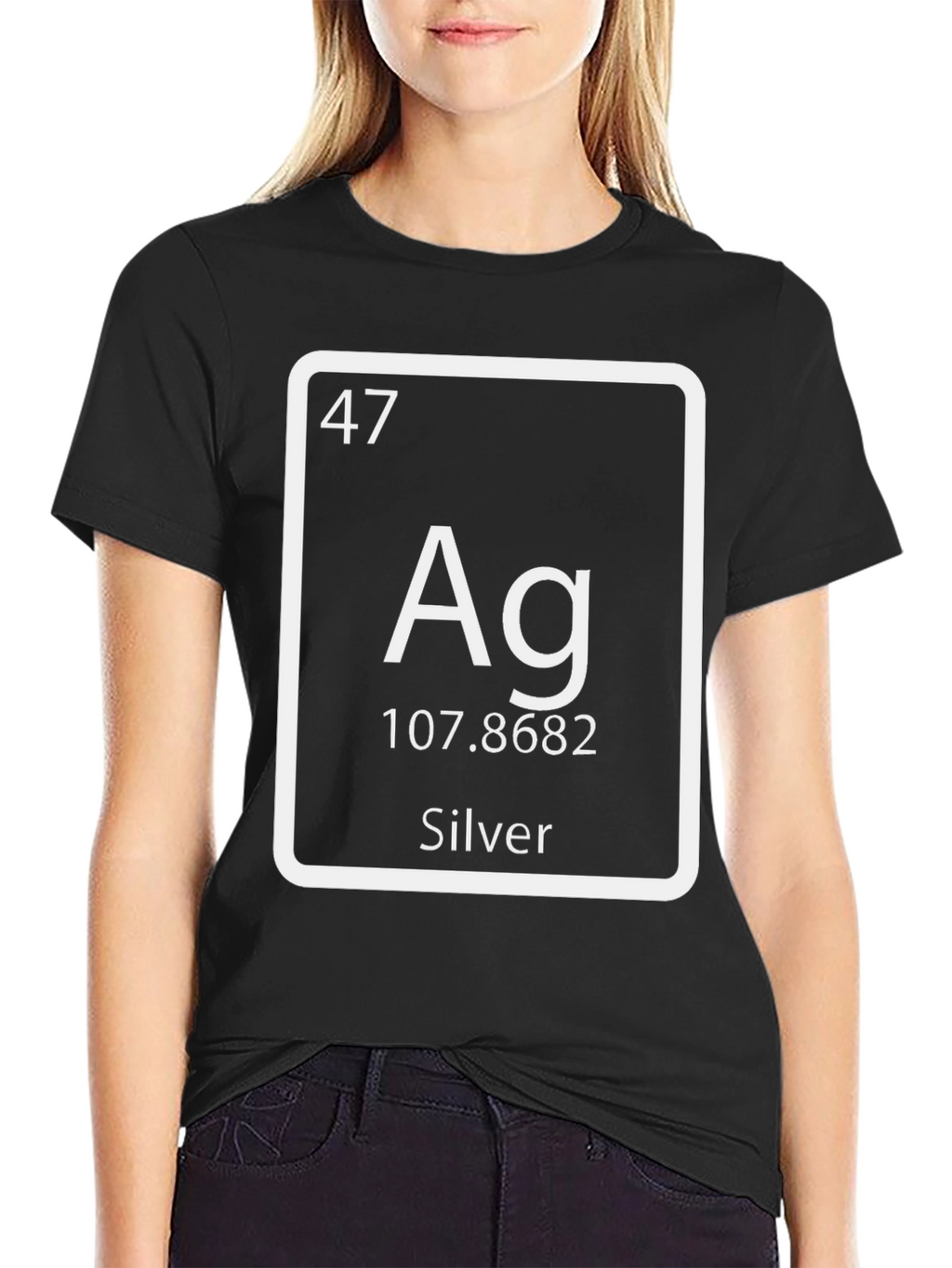 Silver Element T-Shirt - Chemistry Periodic Table Tee