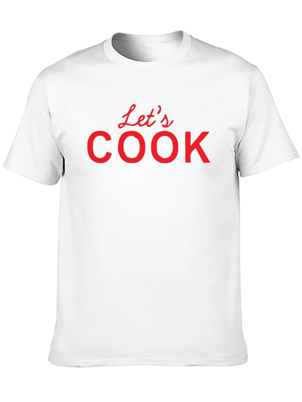 Lets Cook Graphic Tee - Black Cotton T-Shirt