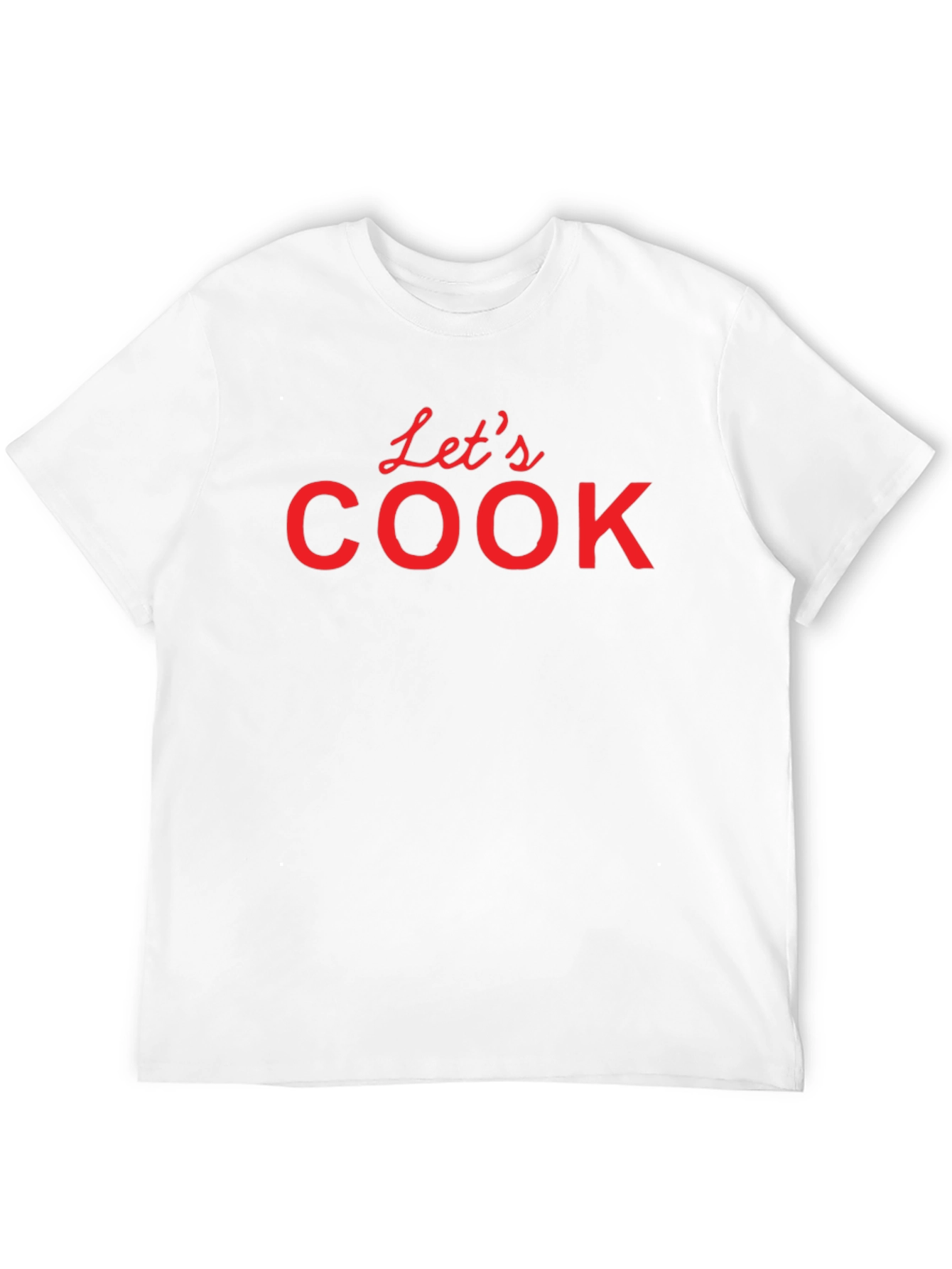 Lets Cook Graphic Tee - Black Cotton T-Shirt