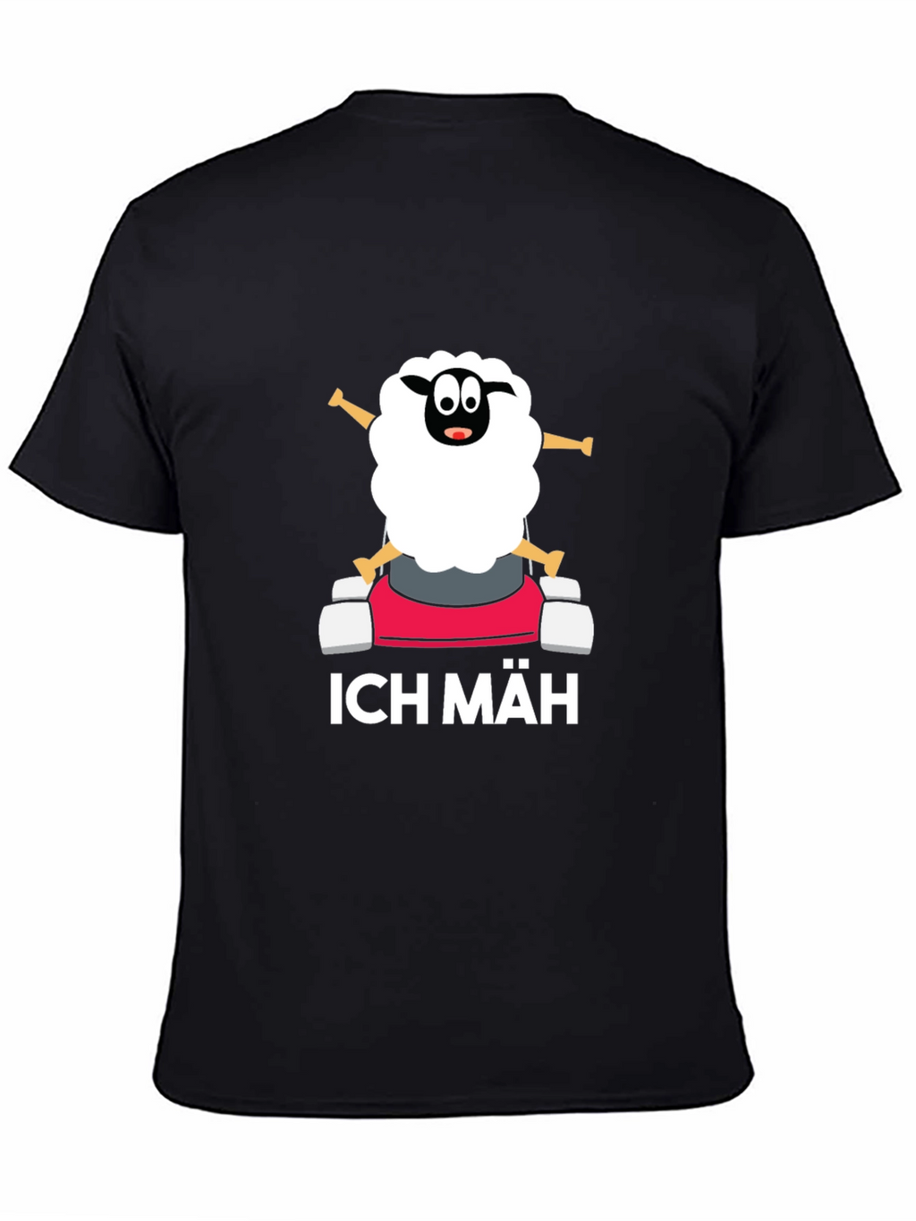 Ich Mäh Sheep T-Shirt - Funny Lawn Mowing Tee