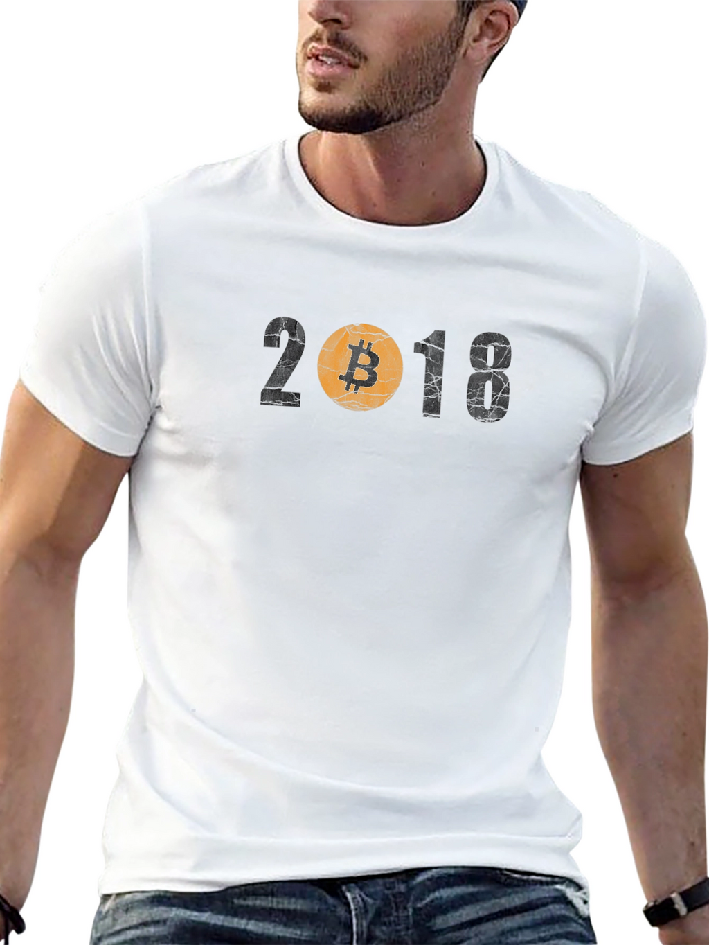 Bitcoin 2018 Black T-Shirt - Crypto HODL