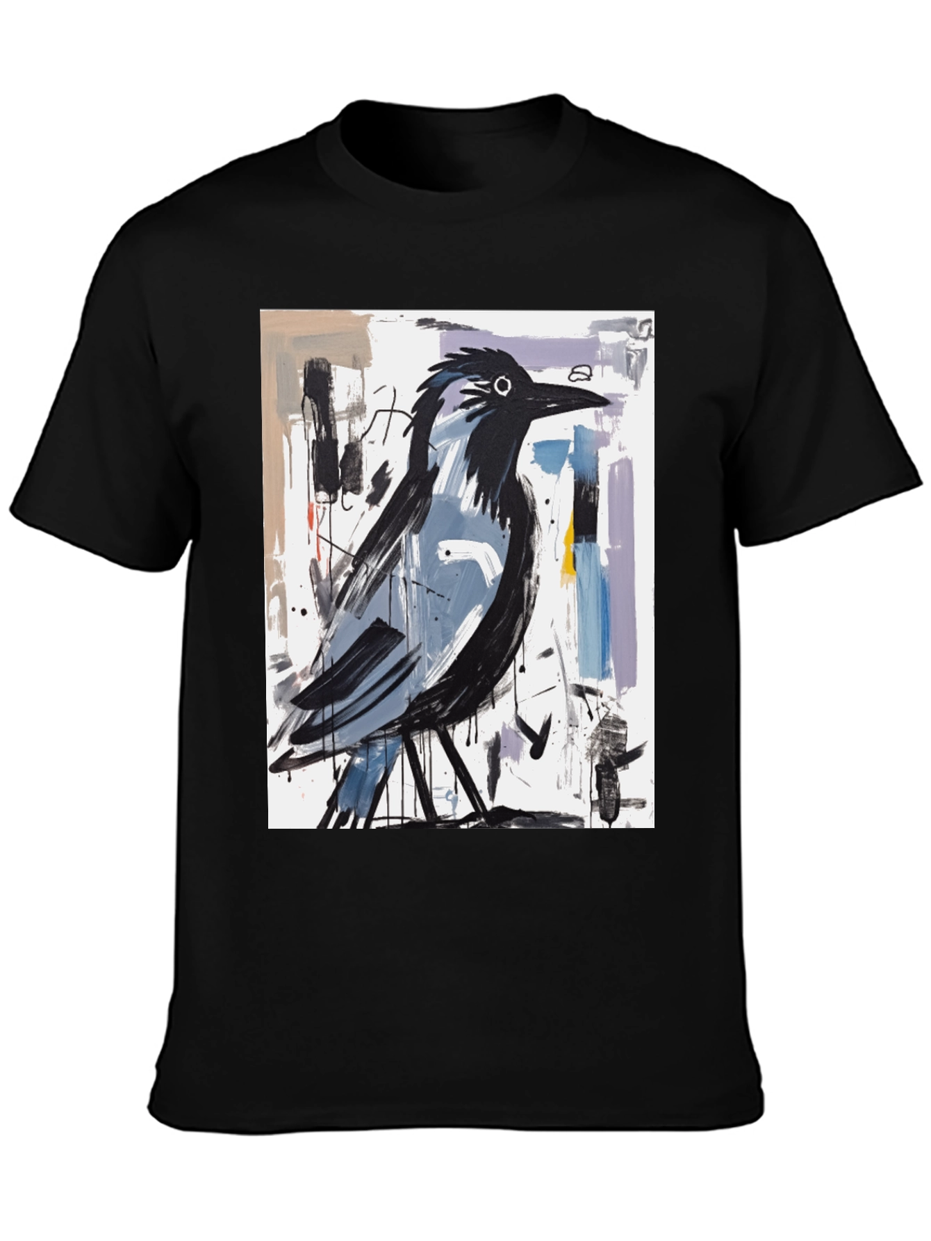 Abstract Crow Art Graphic T-Shirt