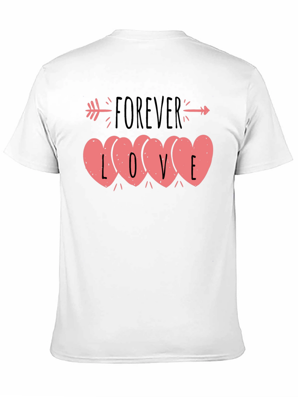 Forever Love Heart Valentines Day T-Shirt