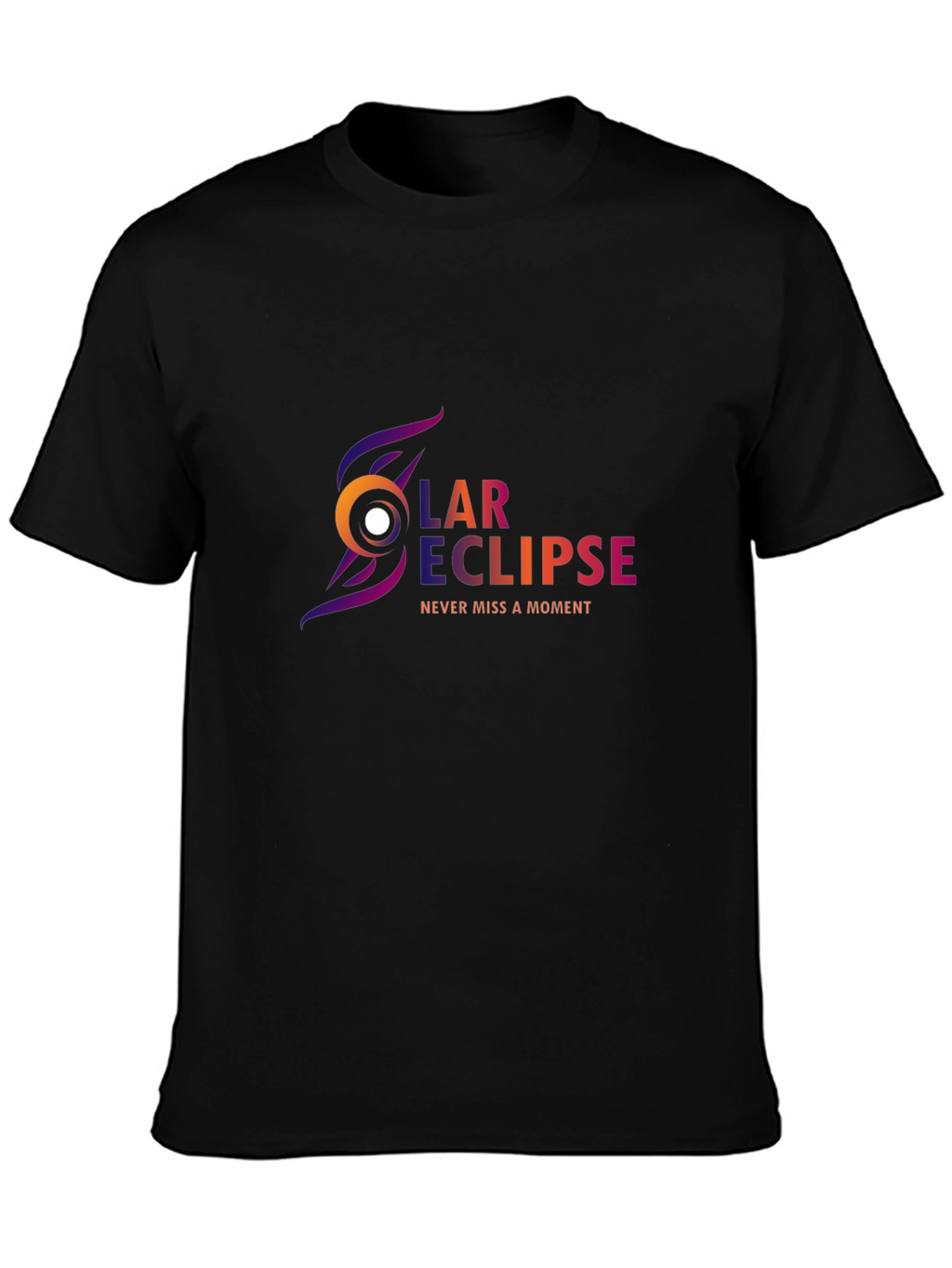 Solar Eclipse Black T-Shirt - Never Miss a Moment!