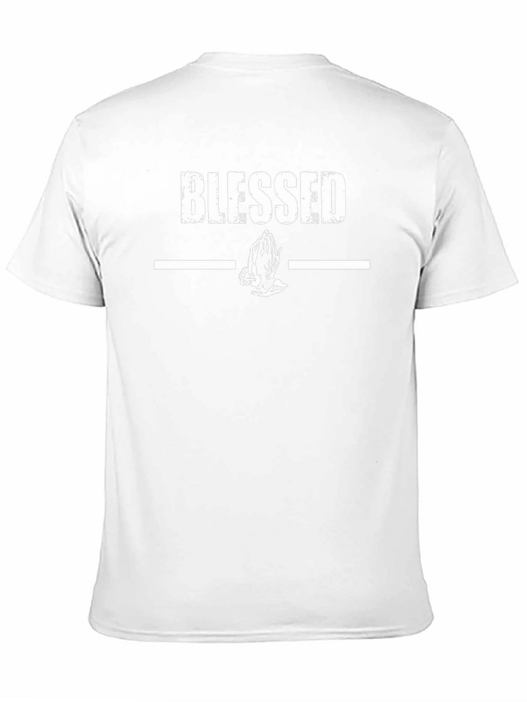 Blessed Graphic Print Black T-Shirt