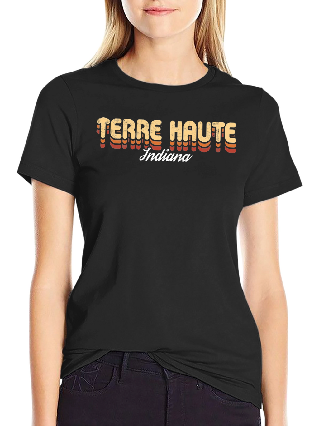 Terre Haute Indiana Retro Graphic T-Shirt