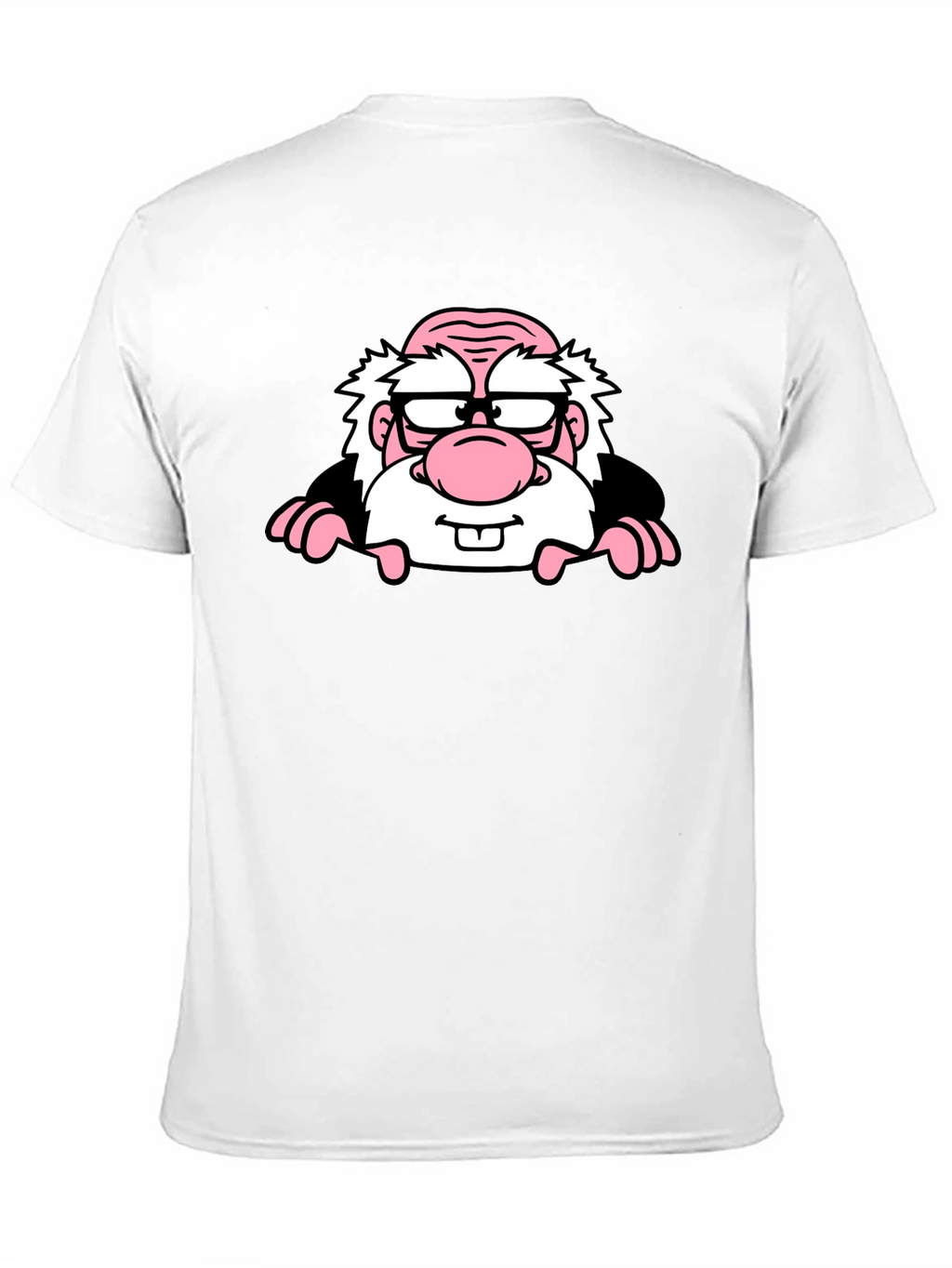 Cartoon Character Graphic Print Black T-Shirt