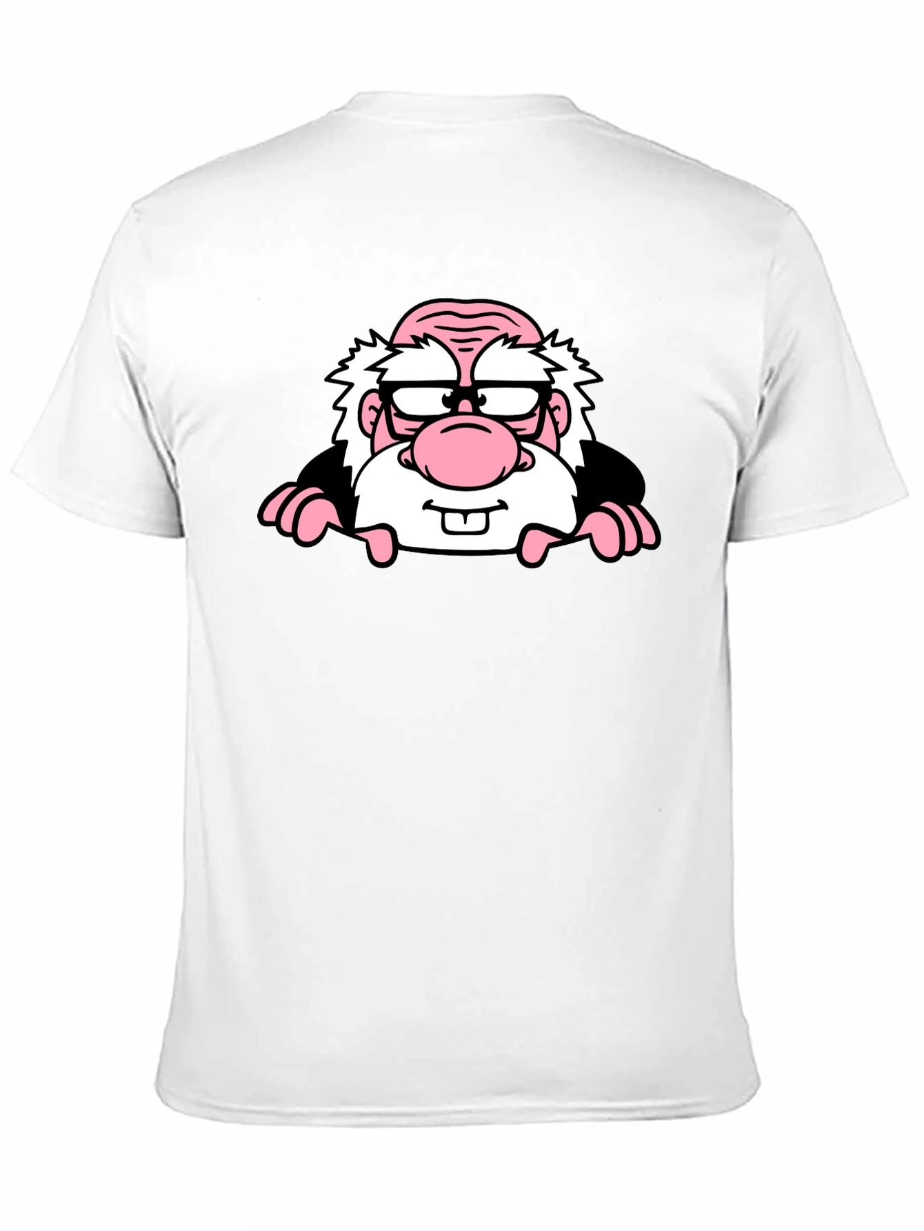 Cartoon Character Graphic Print Black T-Shirt