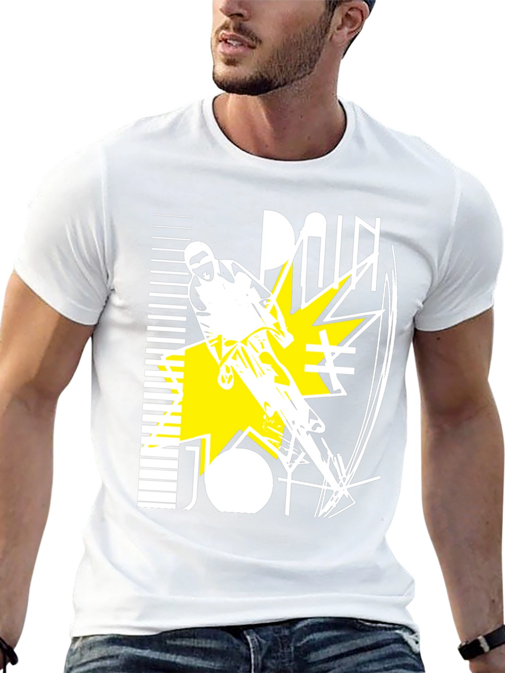 Pain and Joy Biker Graphic T-Shirt