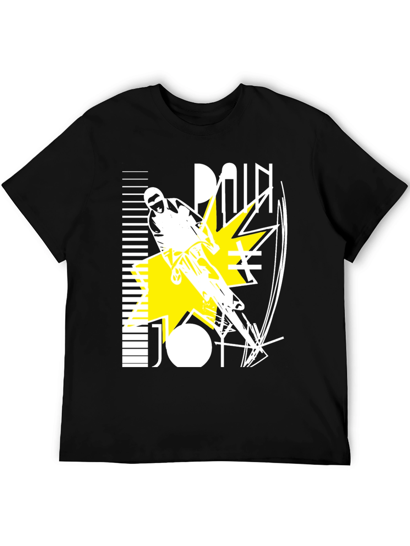 Pain and Joy Biker Graphic T-Shirt