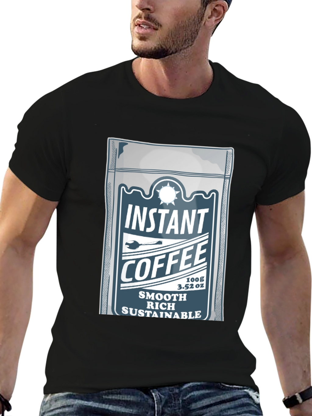 Instant Coffee T-Shirt - Smooth Rich Sustainable
