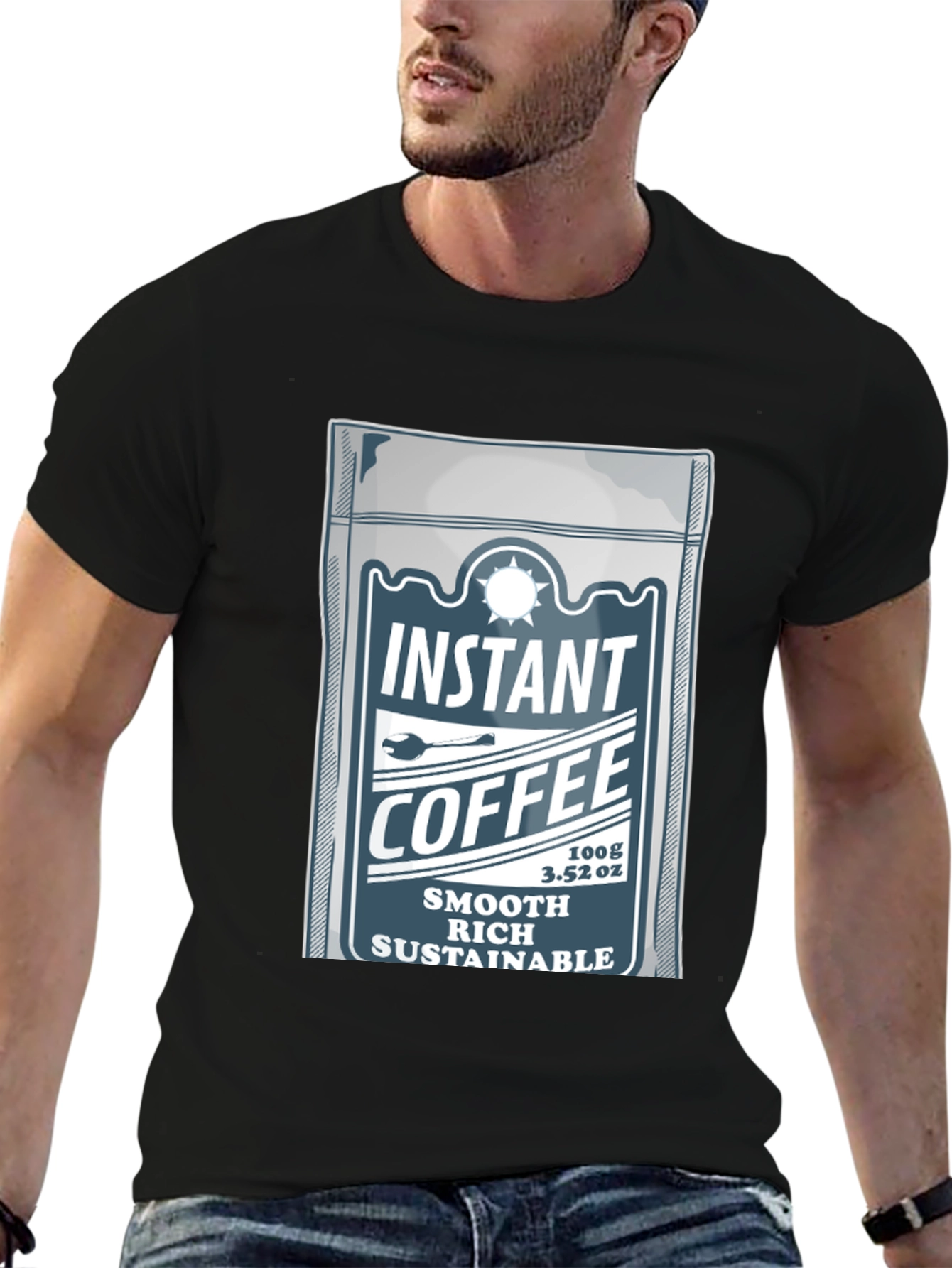 Instant Coffee T-Shirt - Smooth Rich Sustainable