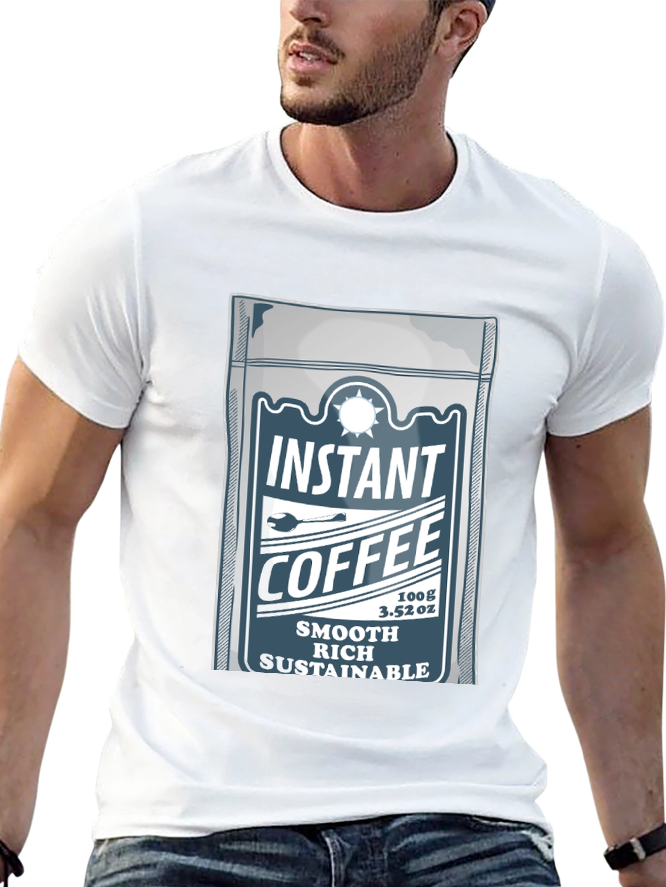 Instant Coffee T-Shirt - Smooth Rich Sustainable