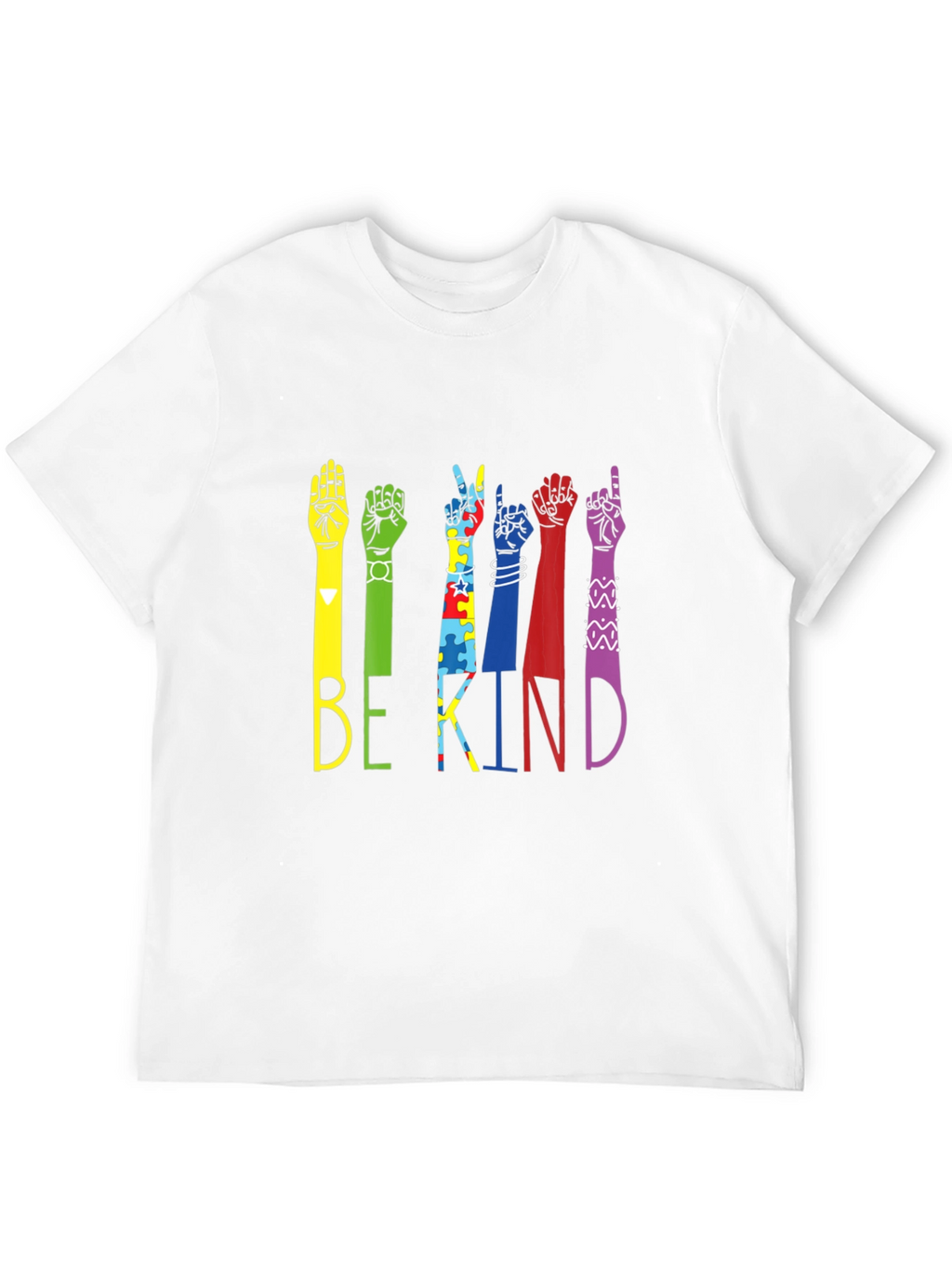 Be Kind Hands Black T-Shirt