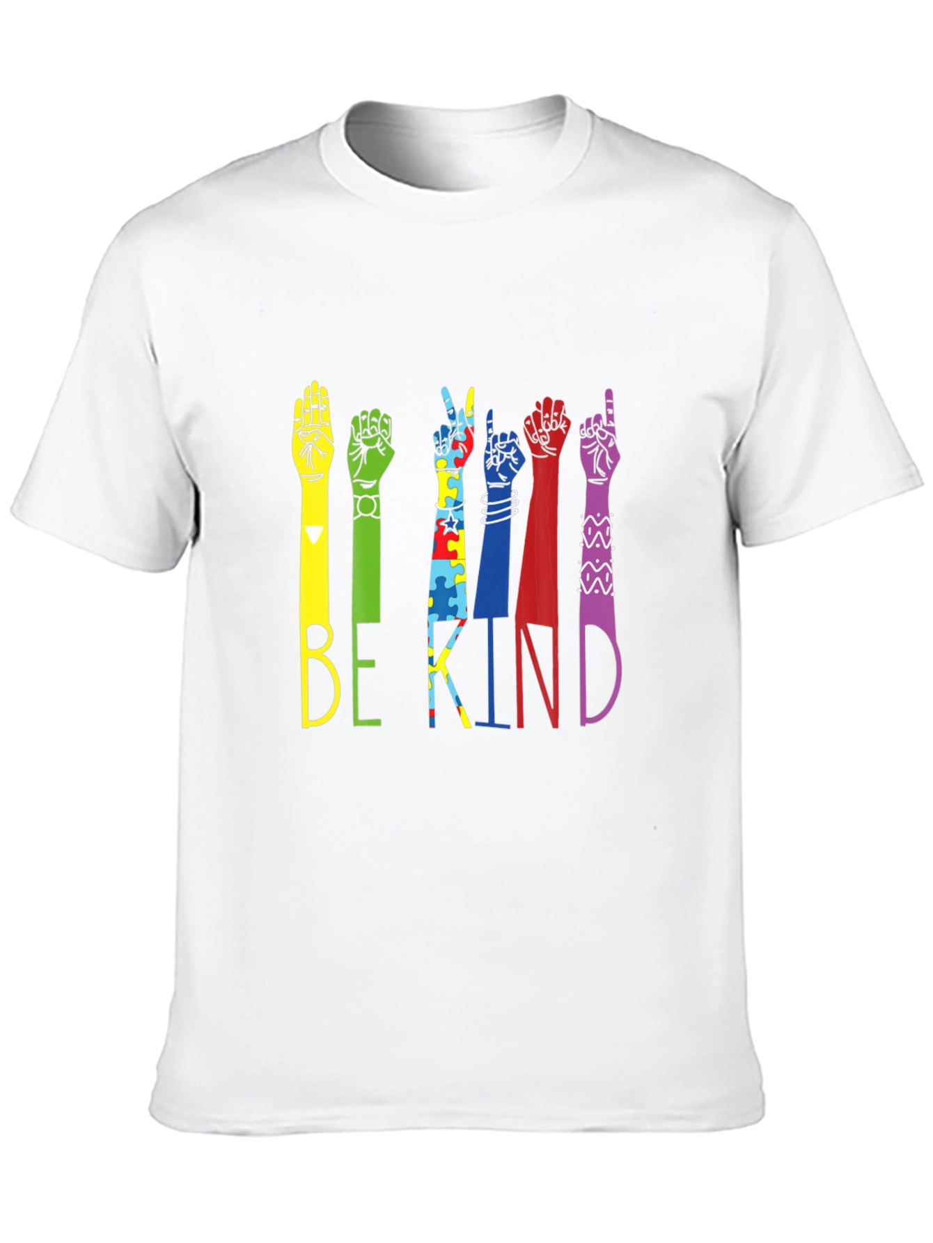 Be Kind Hands Black T-Shirt