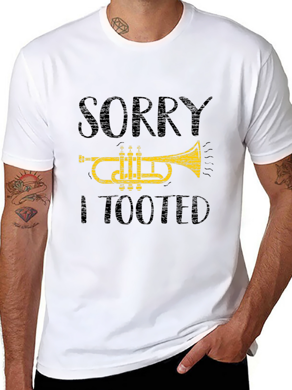 Sorry I Tooted Trumpet T-Shirt