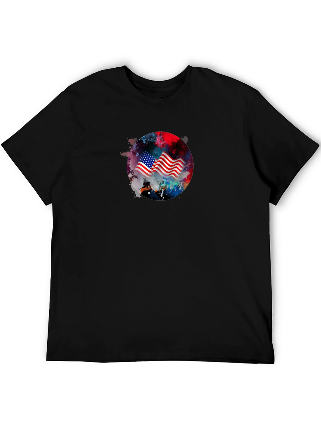 American Flag Graphic T-Shirt