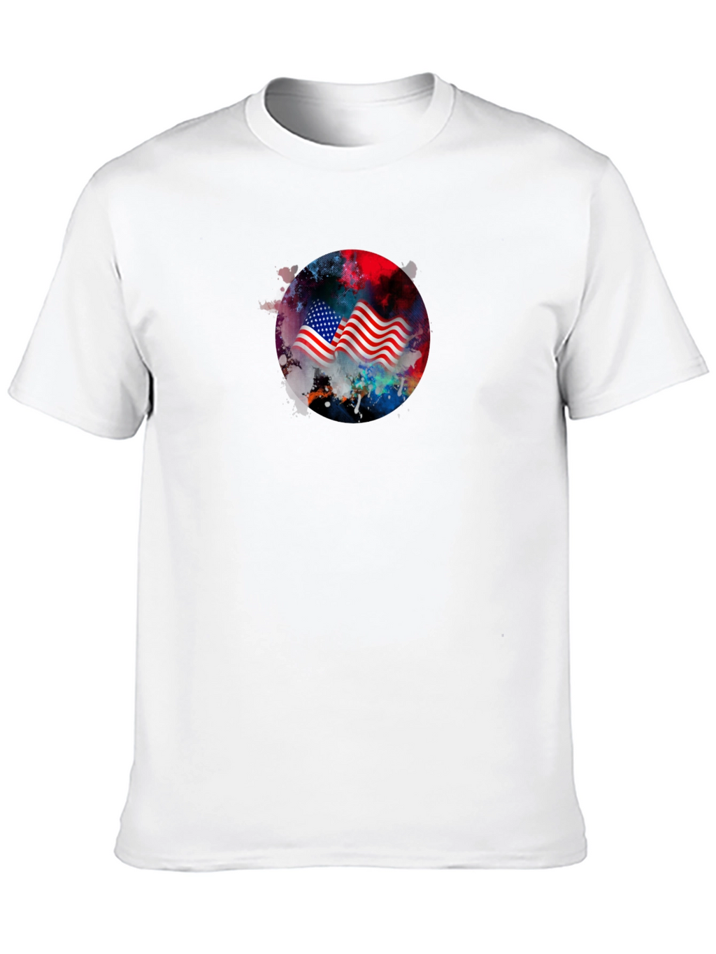 American Flag Graphic T-Shirt