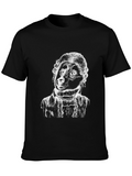 Unique Graphic Tee: Dog Portrait