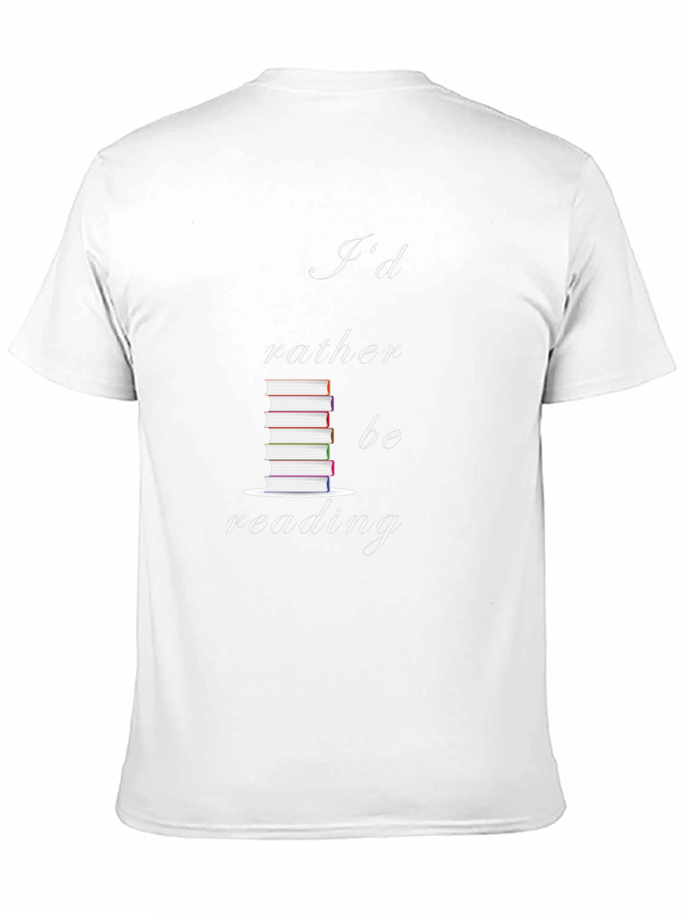 Id Rather Be Reading Black Graphic T-Shirt
