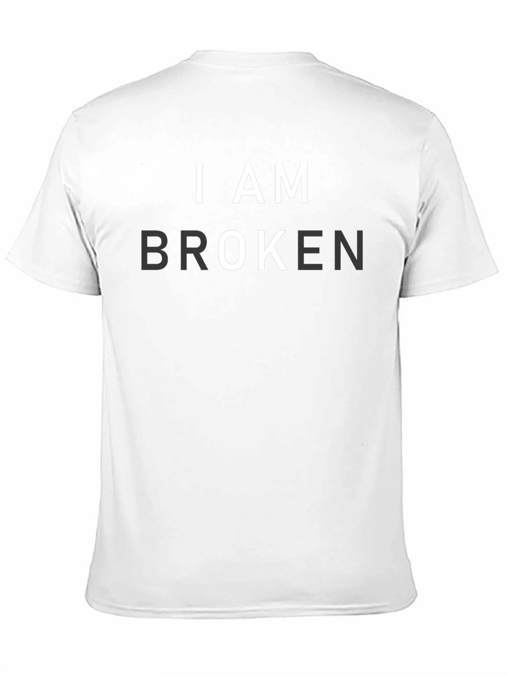 I AM BROKEN Graphic T-Shirt - Mens Black Tee