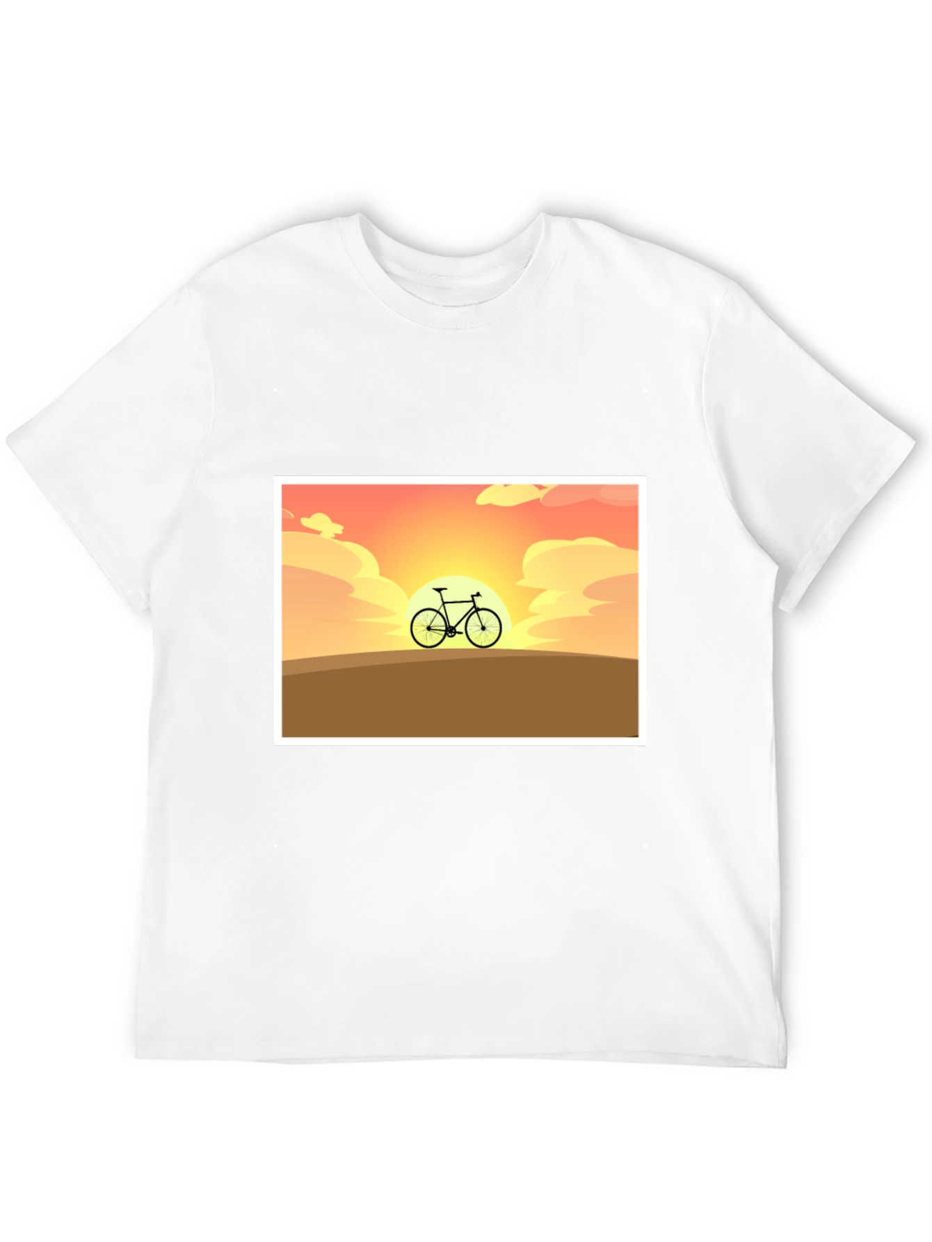 Sunset Bike Graphic Tee