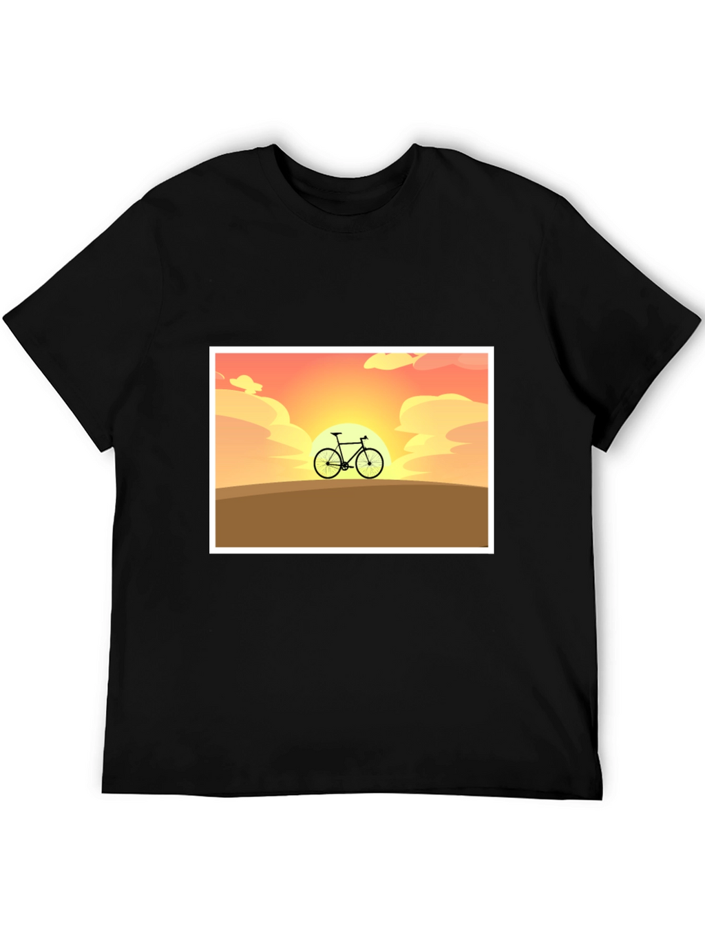 Sunset Bike Graphic Tee