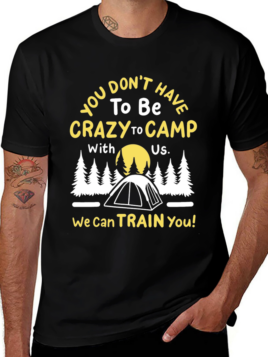 Crazy To Camp Graphic Tee