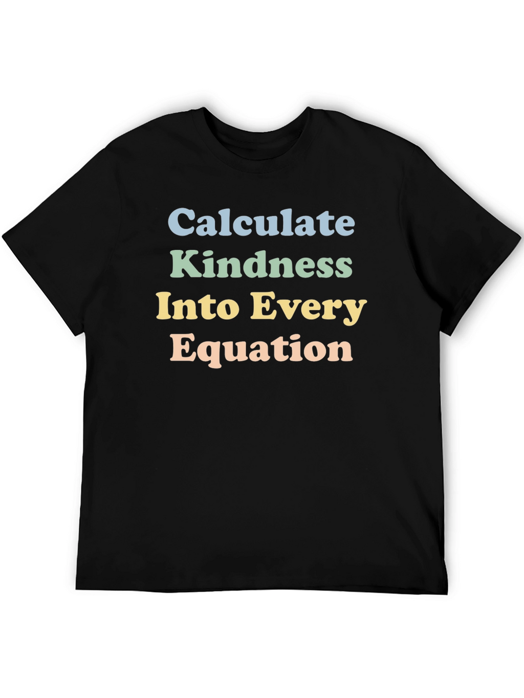 Kindness Equation Black Graphic T-Shirt