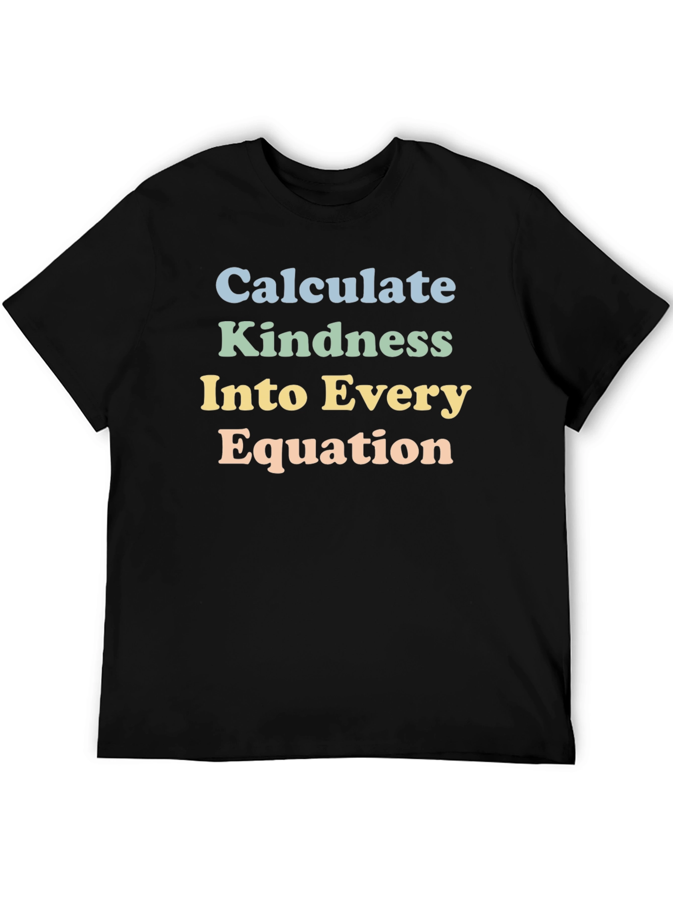Kindness Equation Black Graphic T-Shirt