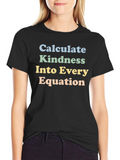 Kindness Equation Black Graphic T-Shirt
