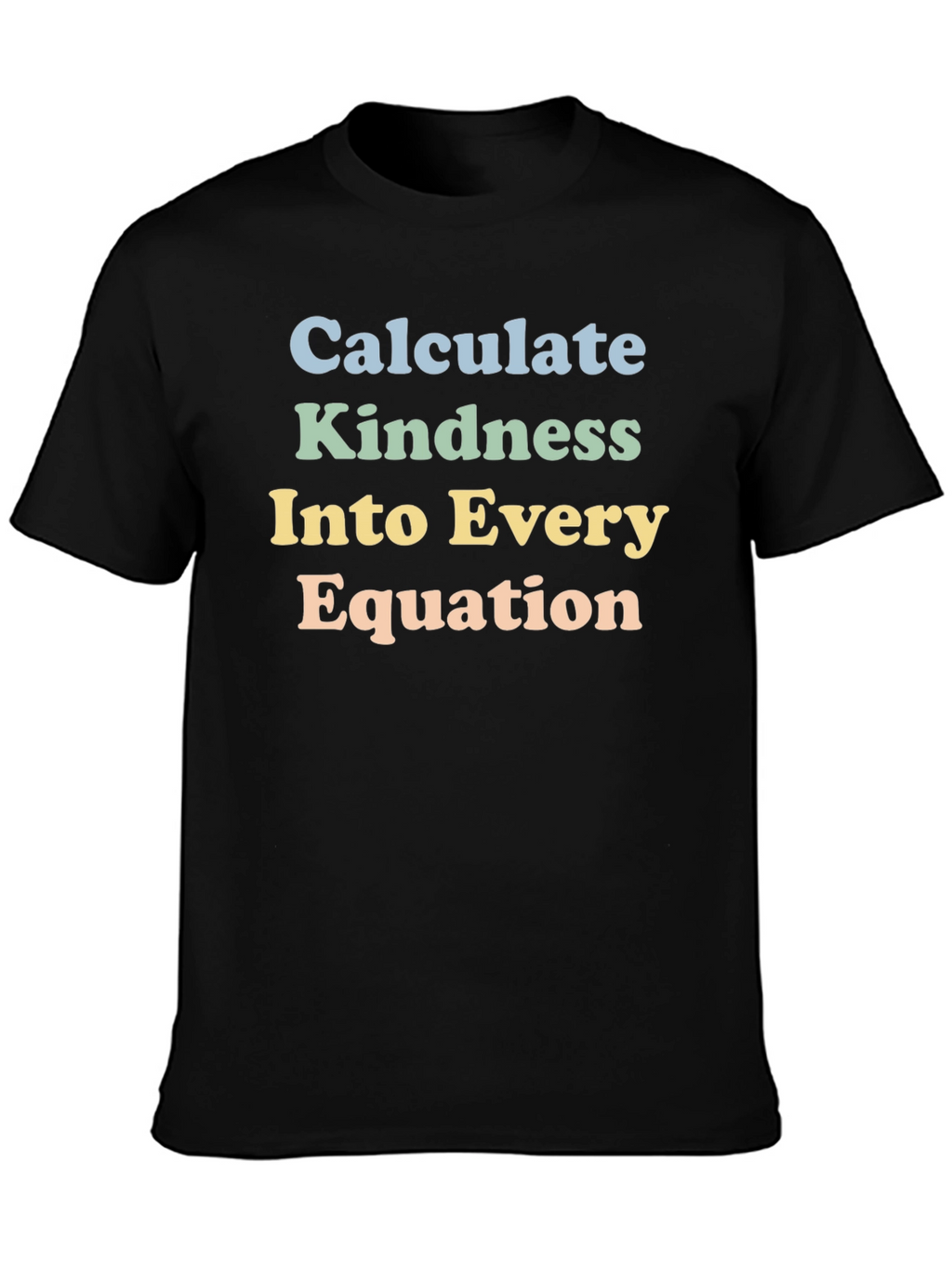 Kindness Equation Black Graphic T-Shirt