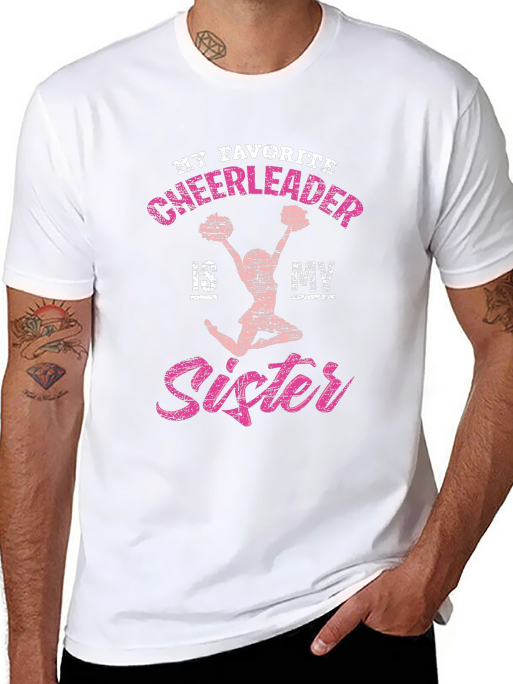 Cheerleader Sister T-Shirt - Proud Family Apparel