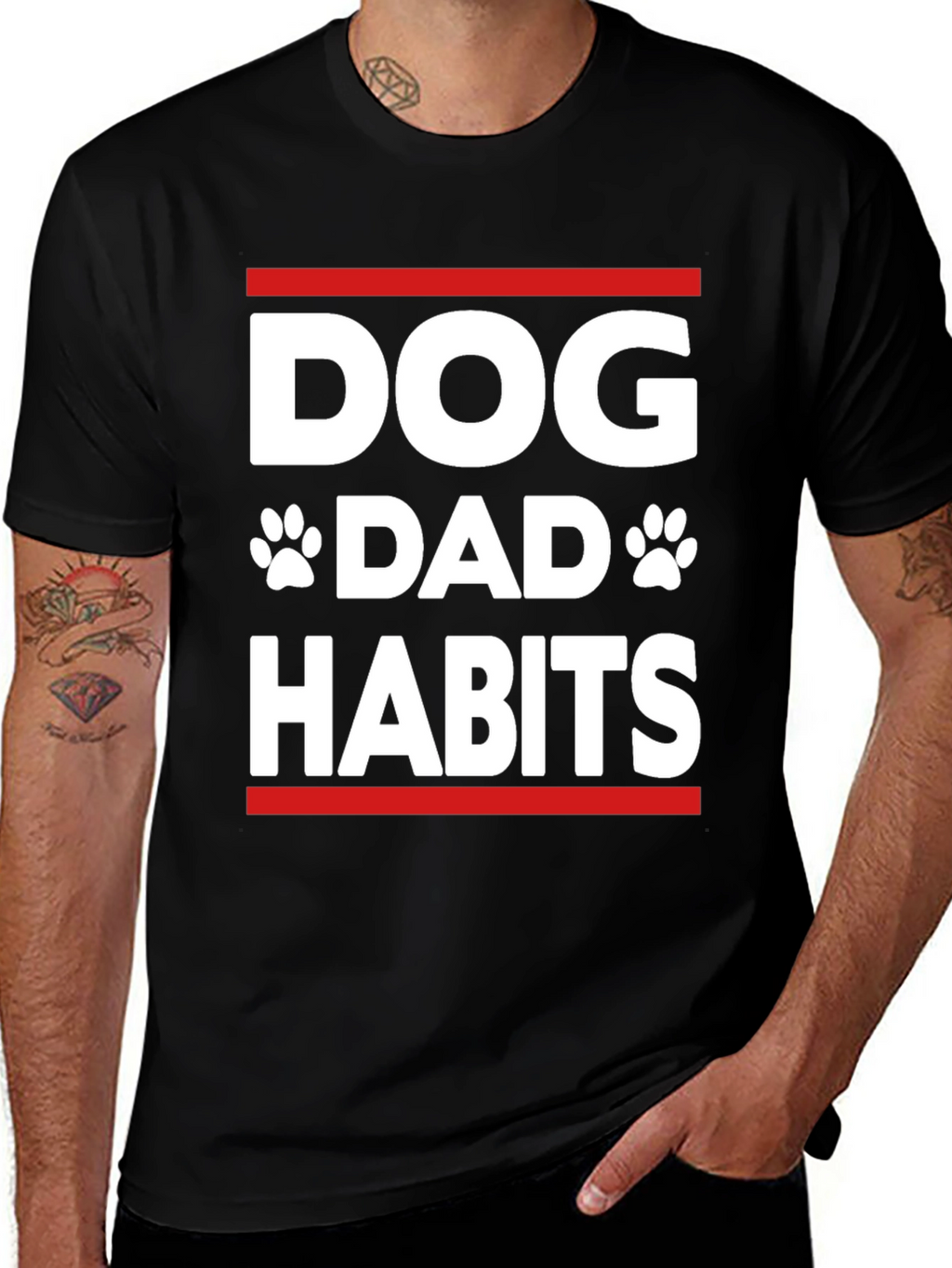 Dog Dad Habits T-Shirt