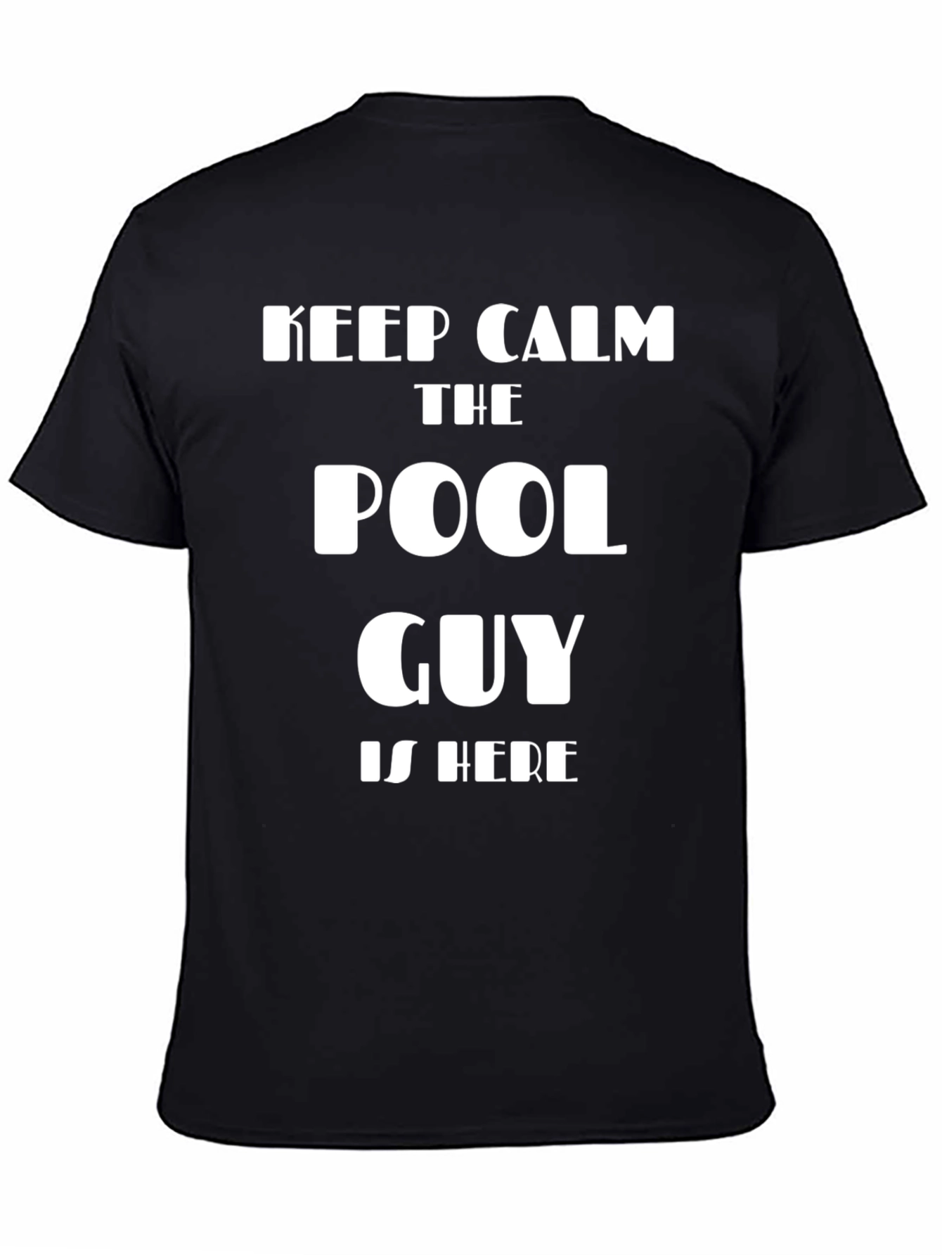 Keep Calm Pool Guy T-Shirt - Funny Summer Apparel