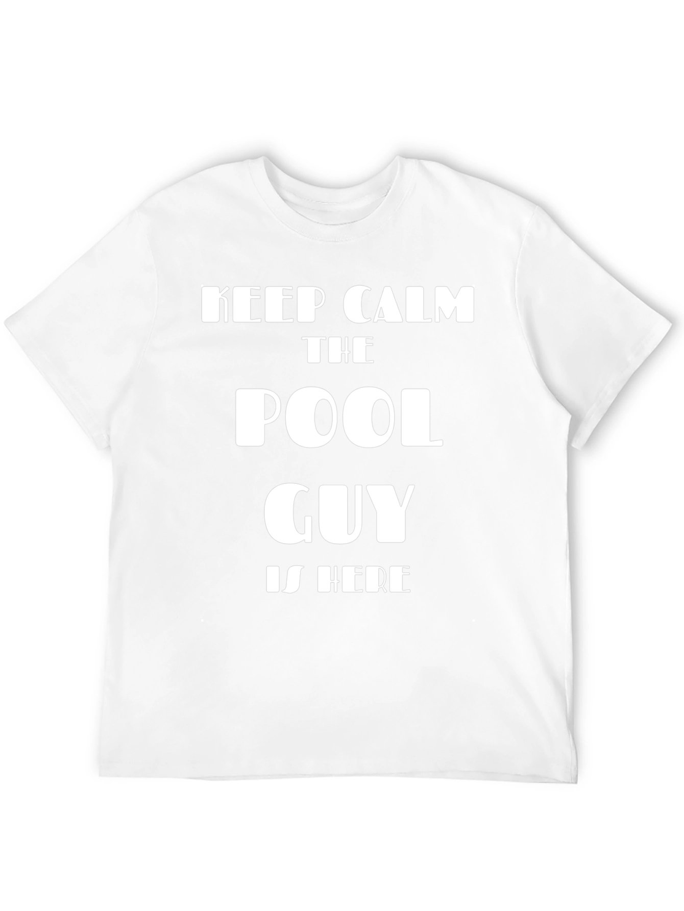 Keep Calm Pool Guy T-Shirt - Funny Summer Apparel