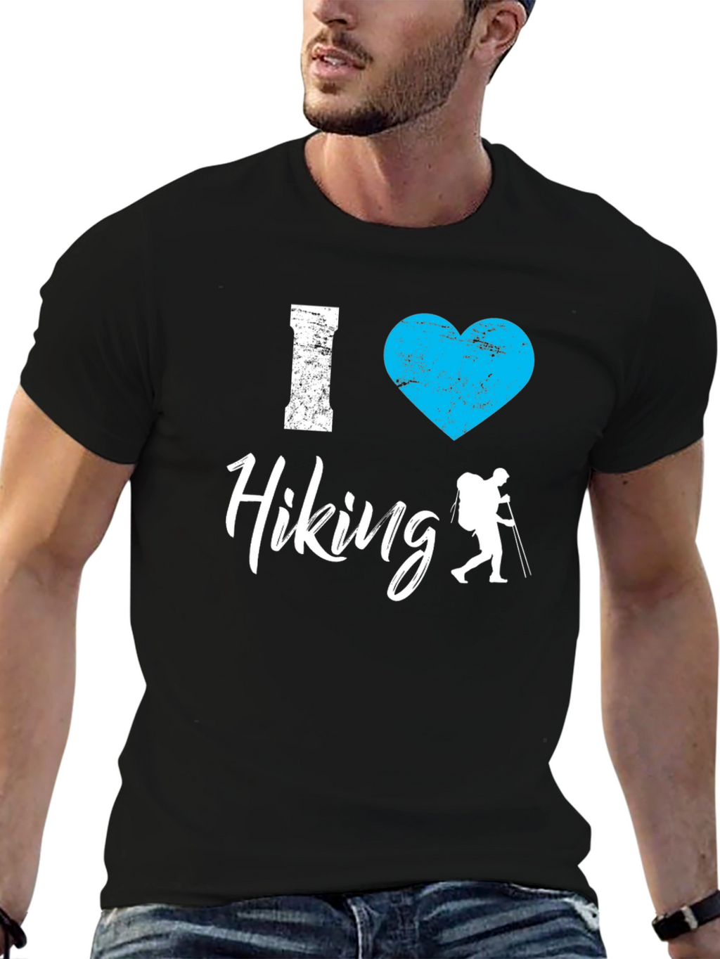 I Heart Hiking Graphic Tee