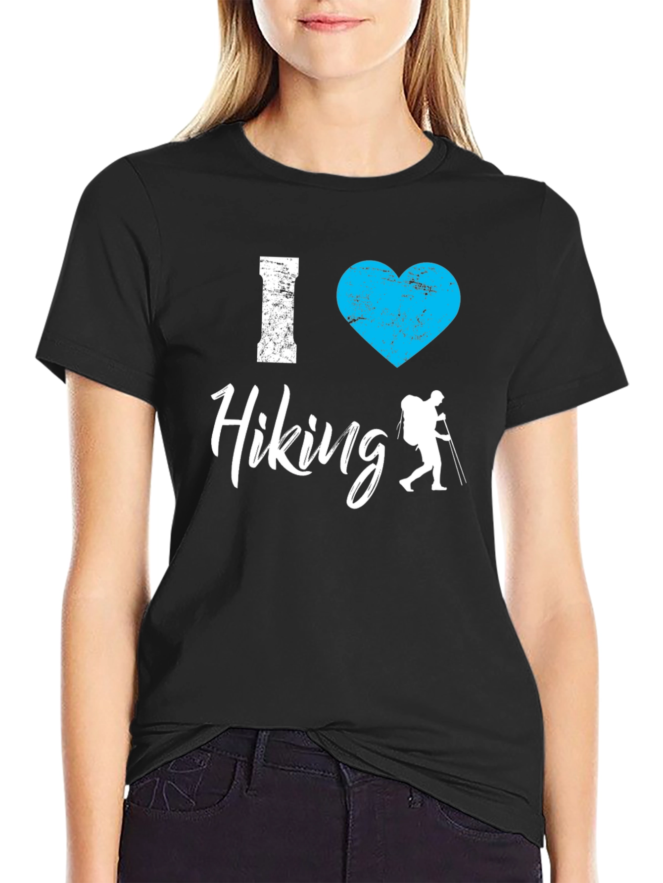 I Heart Hiking Graphic Tee