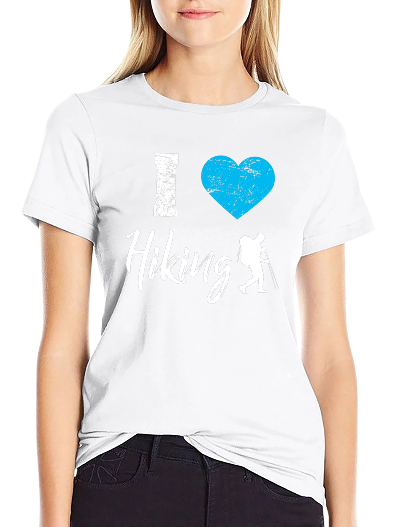 I Heart Hiking Graphic Tee