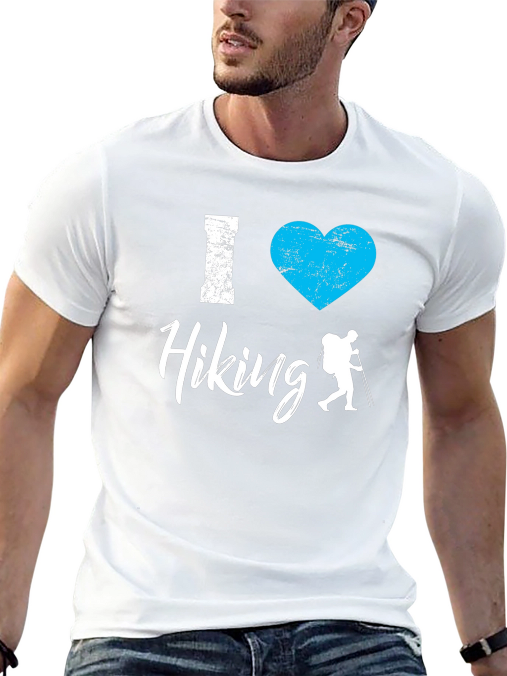 I Heart Hiking Graphic Tee