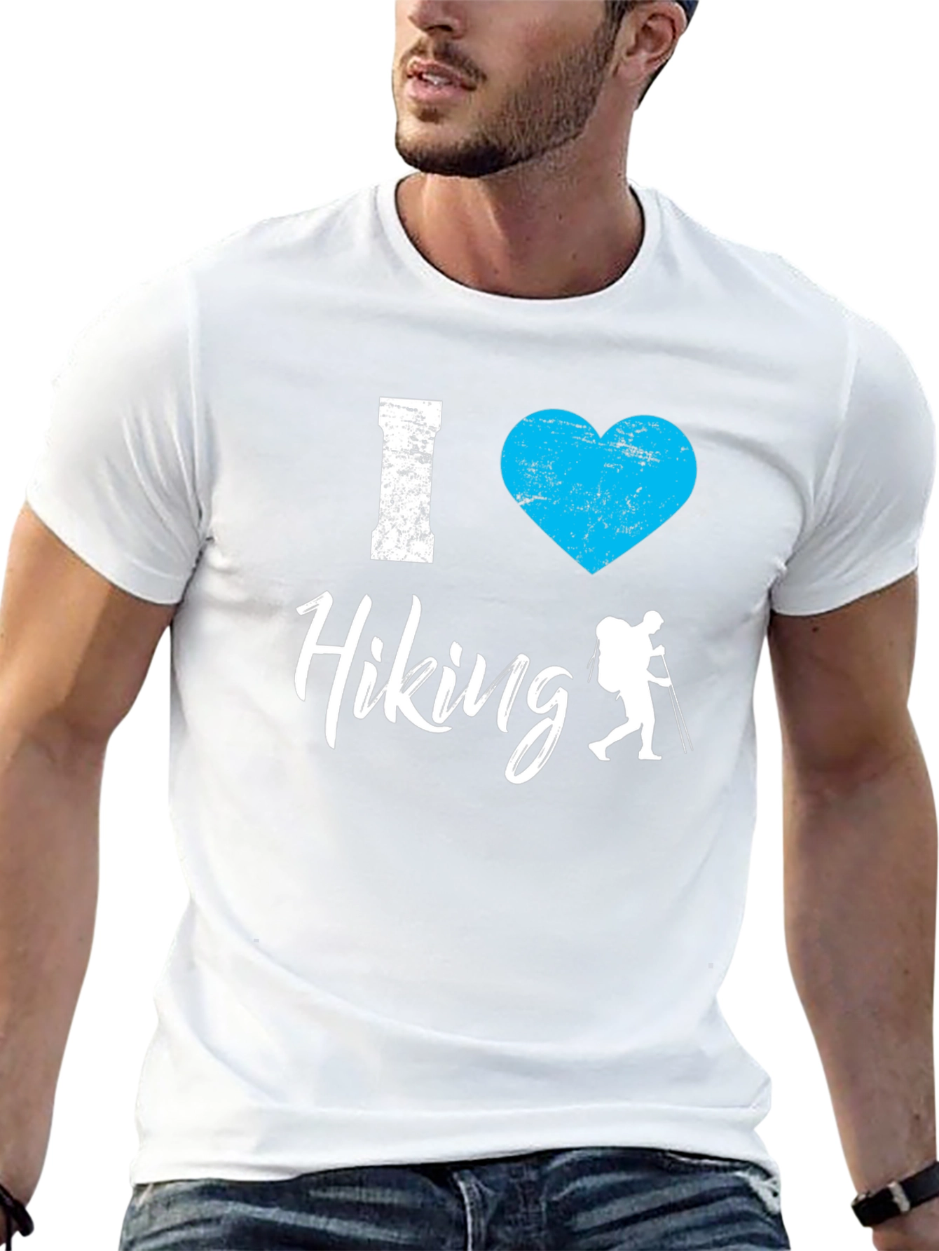 I Heart Hiking Graphic Tee