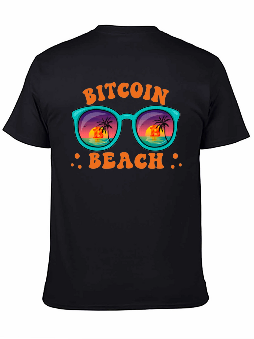 Bitcoin Beach T-Shirt - Crypto Vacation Vibes