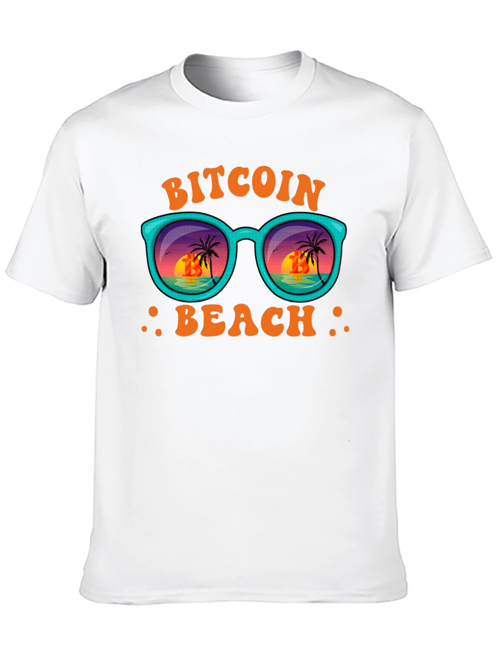 Bitcoin Beach T-Shirt - Crypto Vacation Vibes