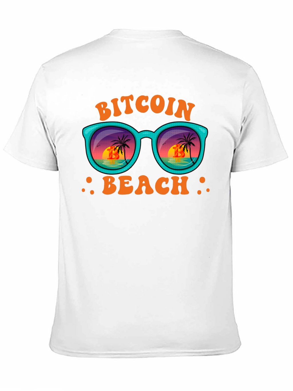 Bitcoin Beach T-Shirt - Crypto Vacation Vibes