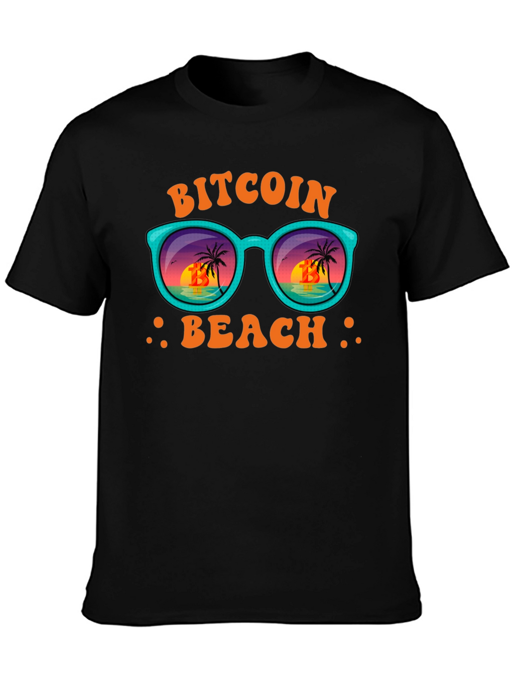 Bitcoin Beach T-Shirt - Crypto Vacation Vibes