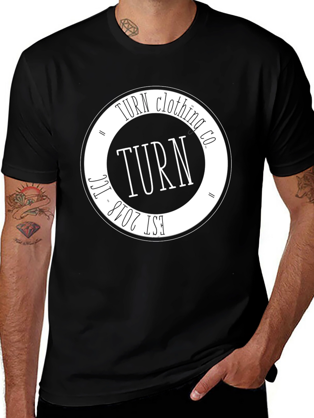 TURN Clothing Co. Black T-Shirt