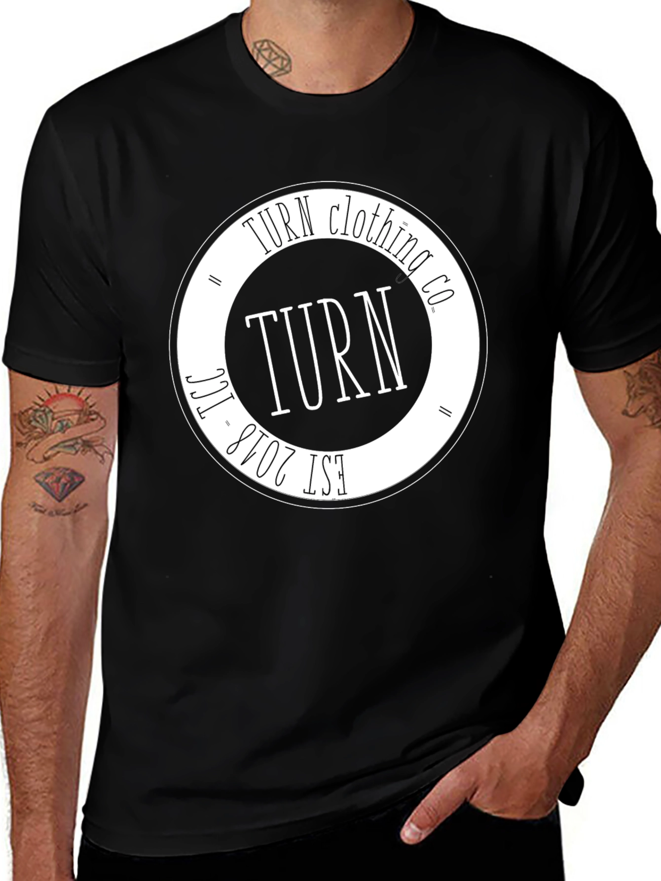 TURN Clothing Co. Black T-Shirt