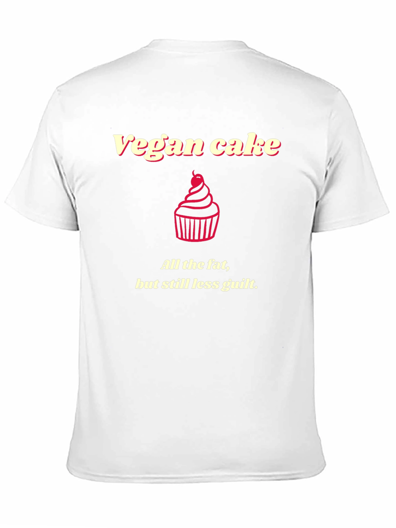 Vegan Cake Humor Graphic Tee