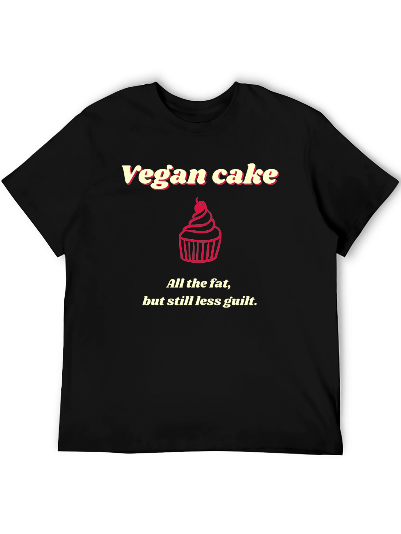 Vegan Cake Humor Graphic Tee