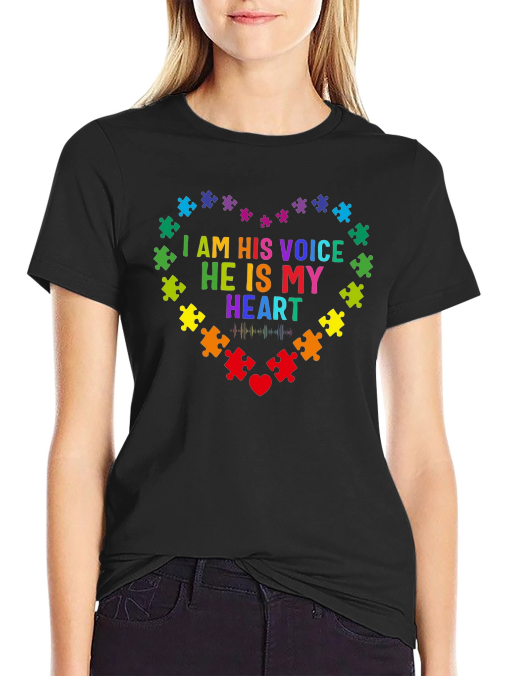 Autism Awareness Puzzle Heart T-Shirt